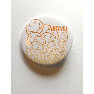 Nirvana 2014 Licensed Original Pinback Badge Pin Button Grunge Rock Music Faces